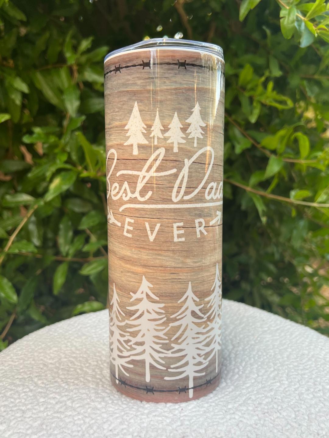 Best Dad Ever- (Two toned design) Tumbler