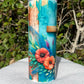 Flowered Cross Tumbler