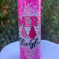 Pink Merry Christmas Tumbler