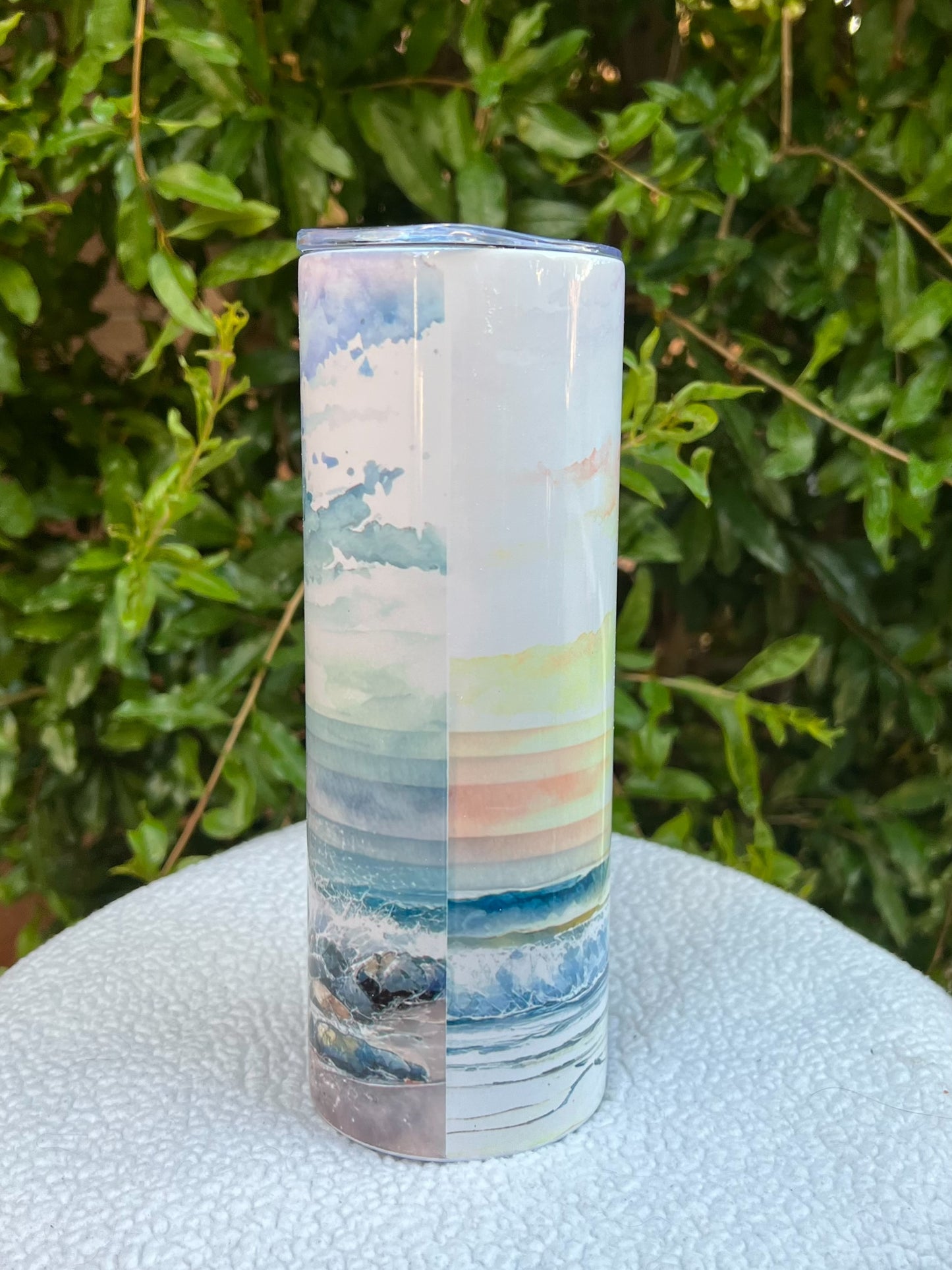 Shore- (Two toned design) Tumbler