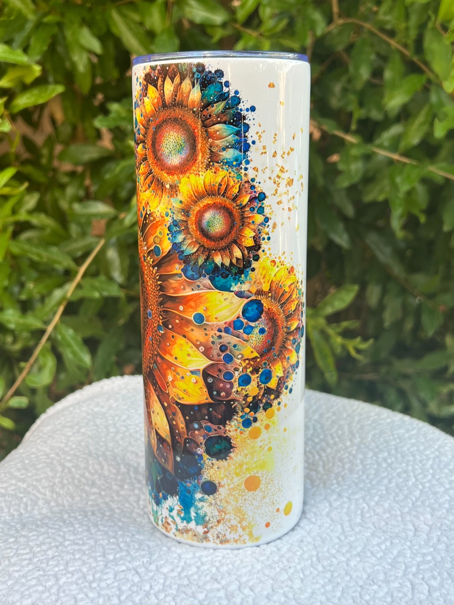 Inked Sunflower Tumbler