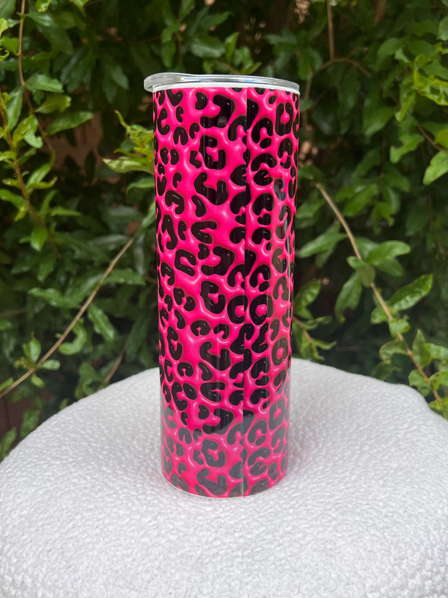 Hot pink leopard Mama Tumbler