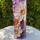 3D Purple Flower Tumbler