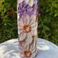 3D Purple Flower Tumbler