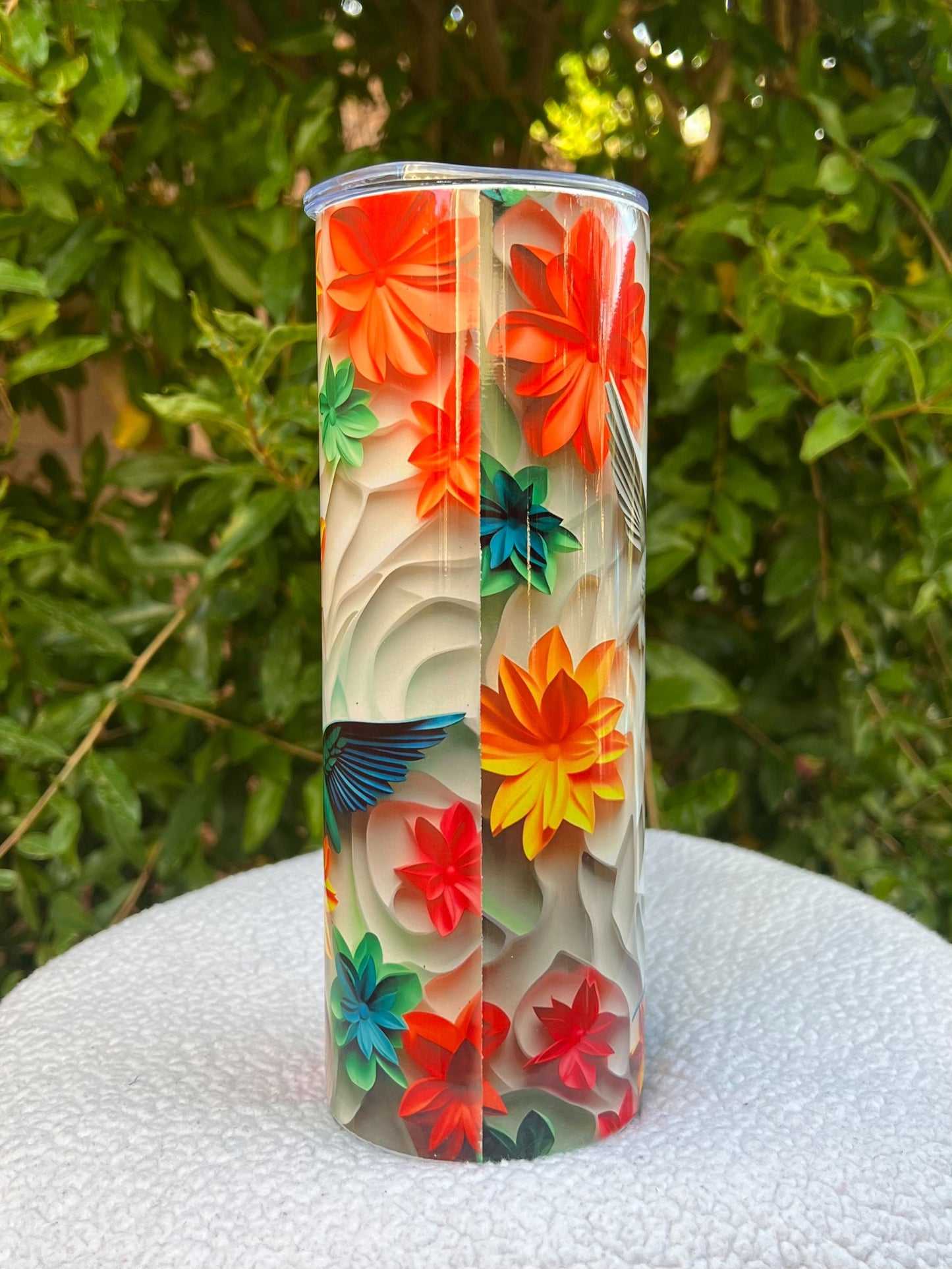 3D Hummingbird Tumbler