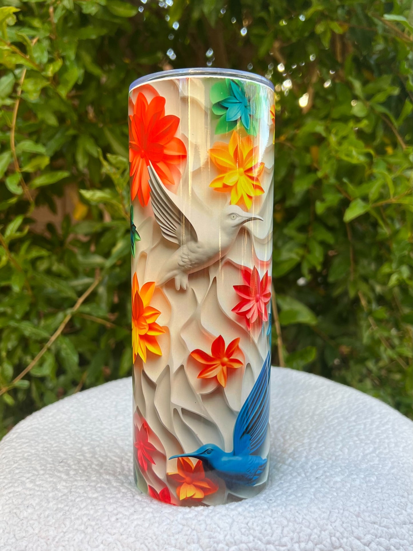 3D Hummingbird Tumbler