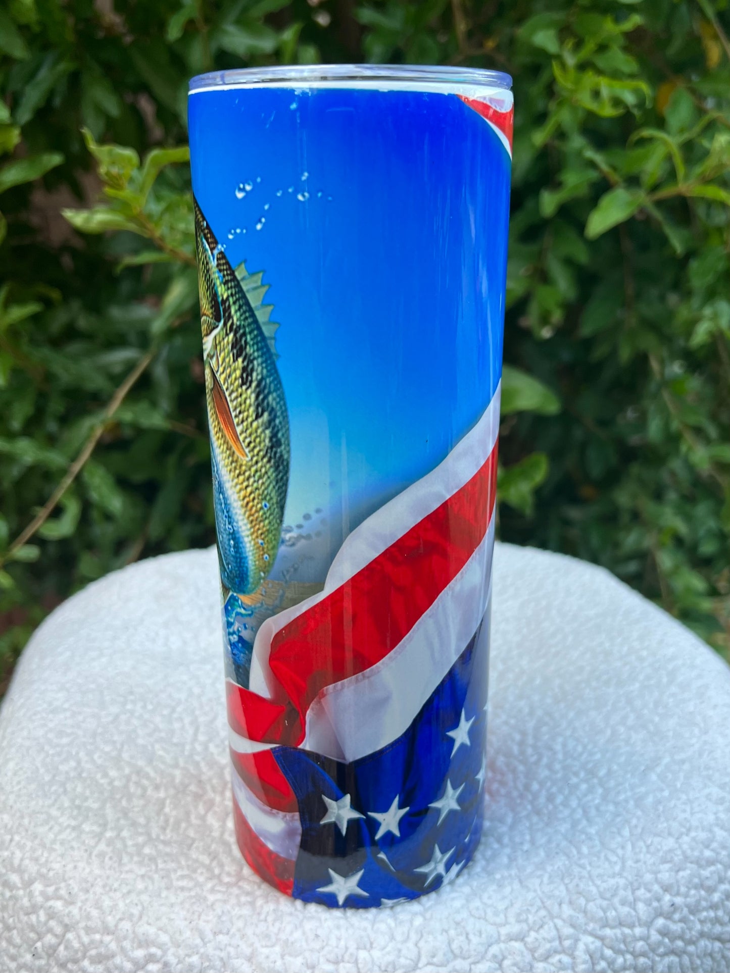 Patriotic Bass Tumbler