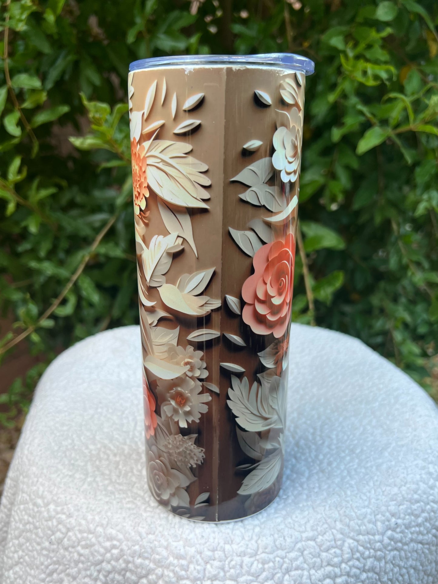 Floral Lion Tumbler