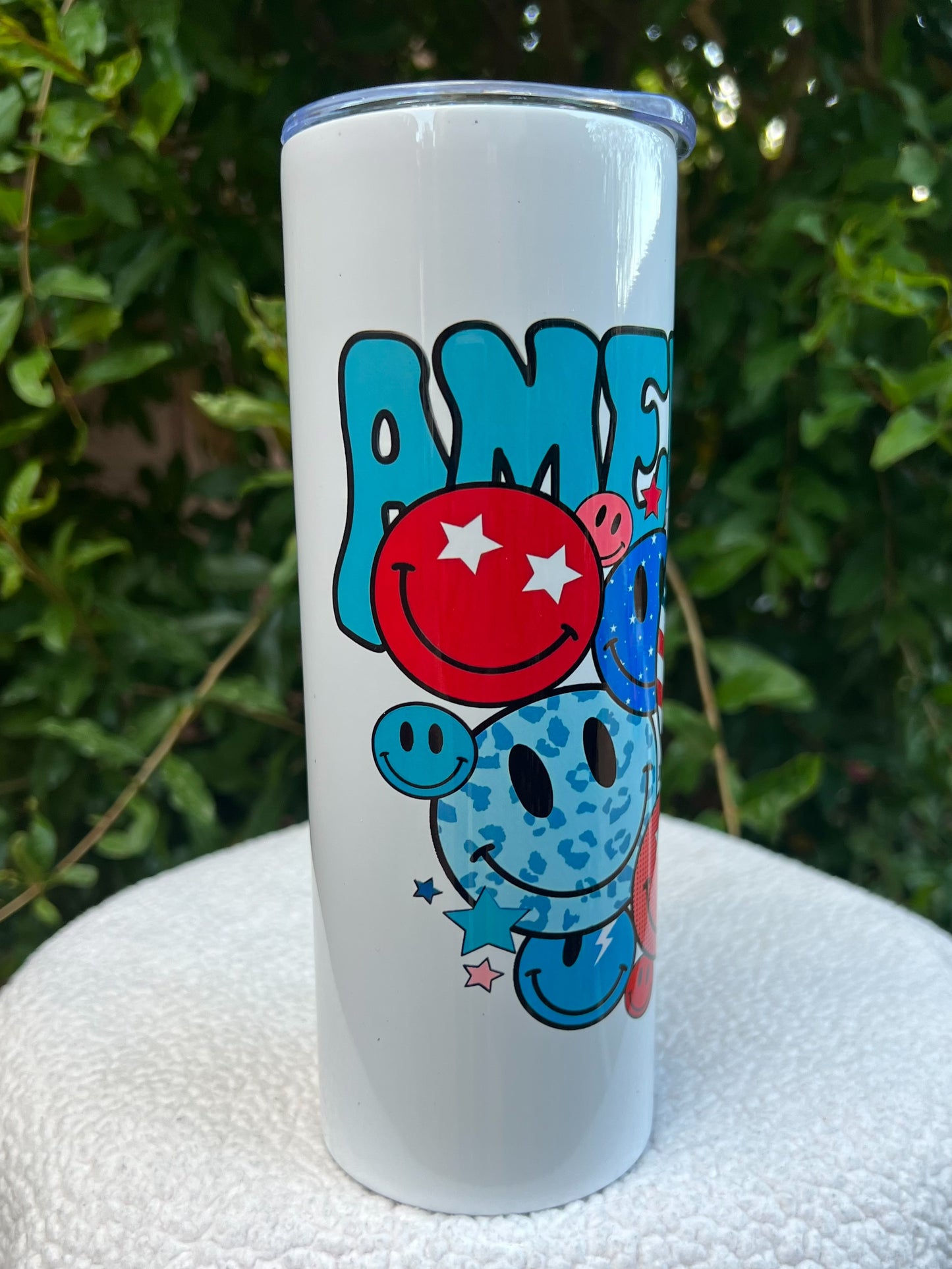 America Smiley Tumbler