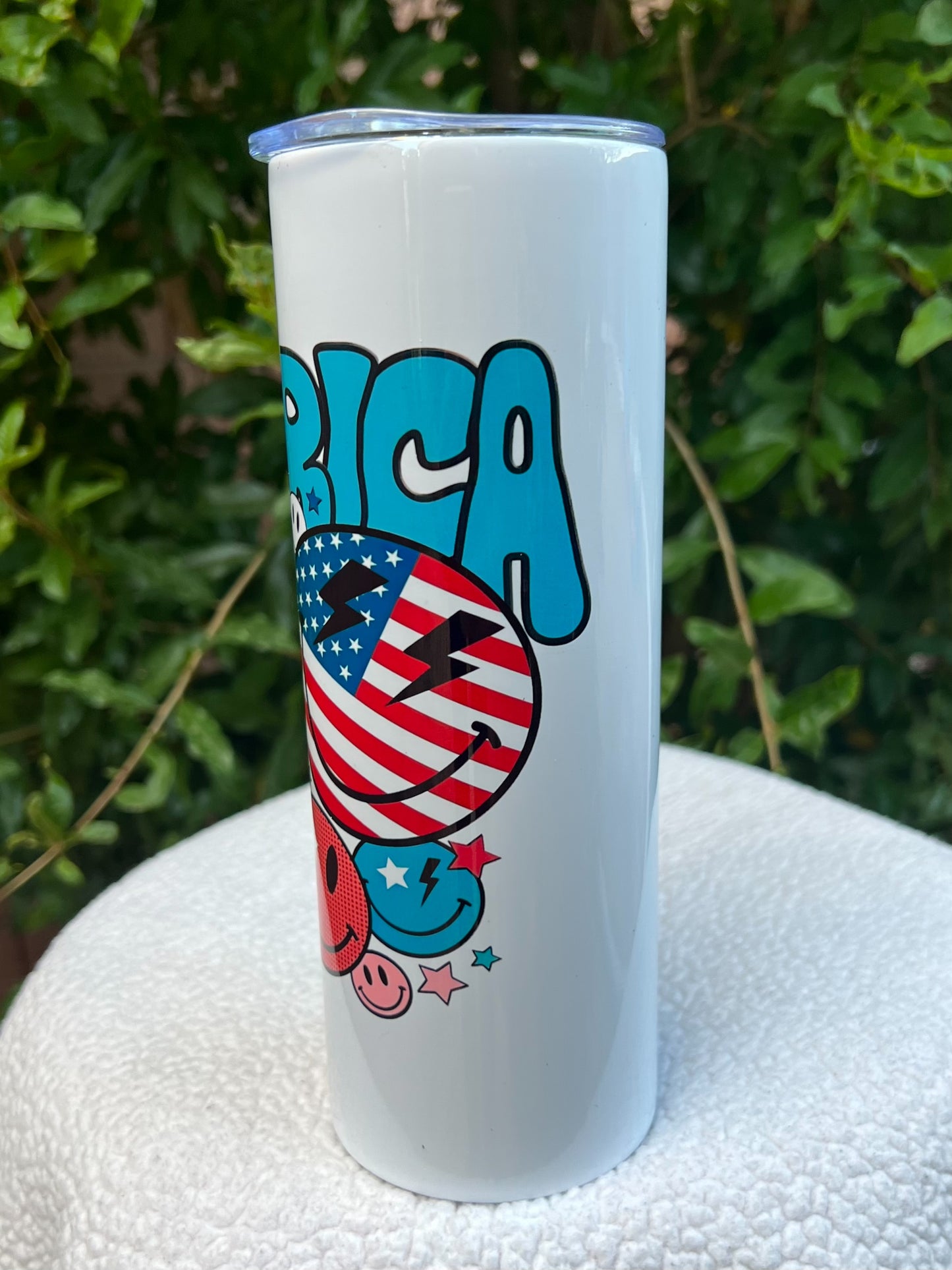 America Smiley Tumbler