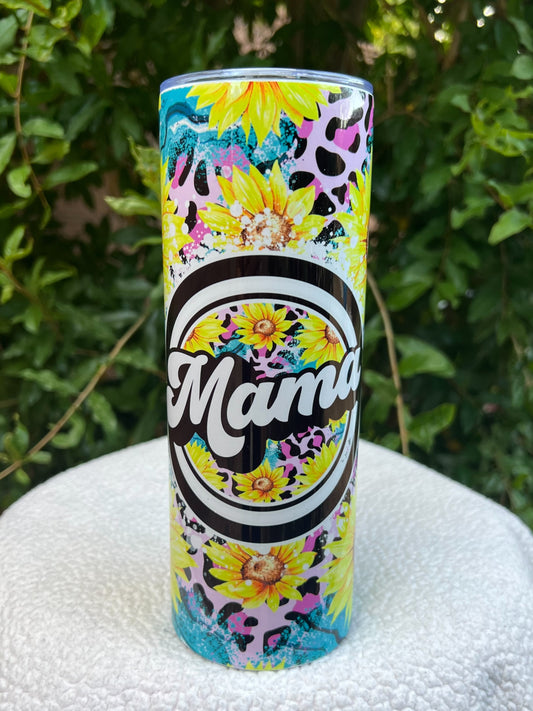 Sunflower Mama Tumbler