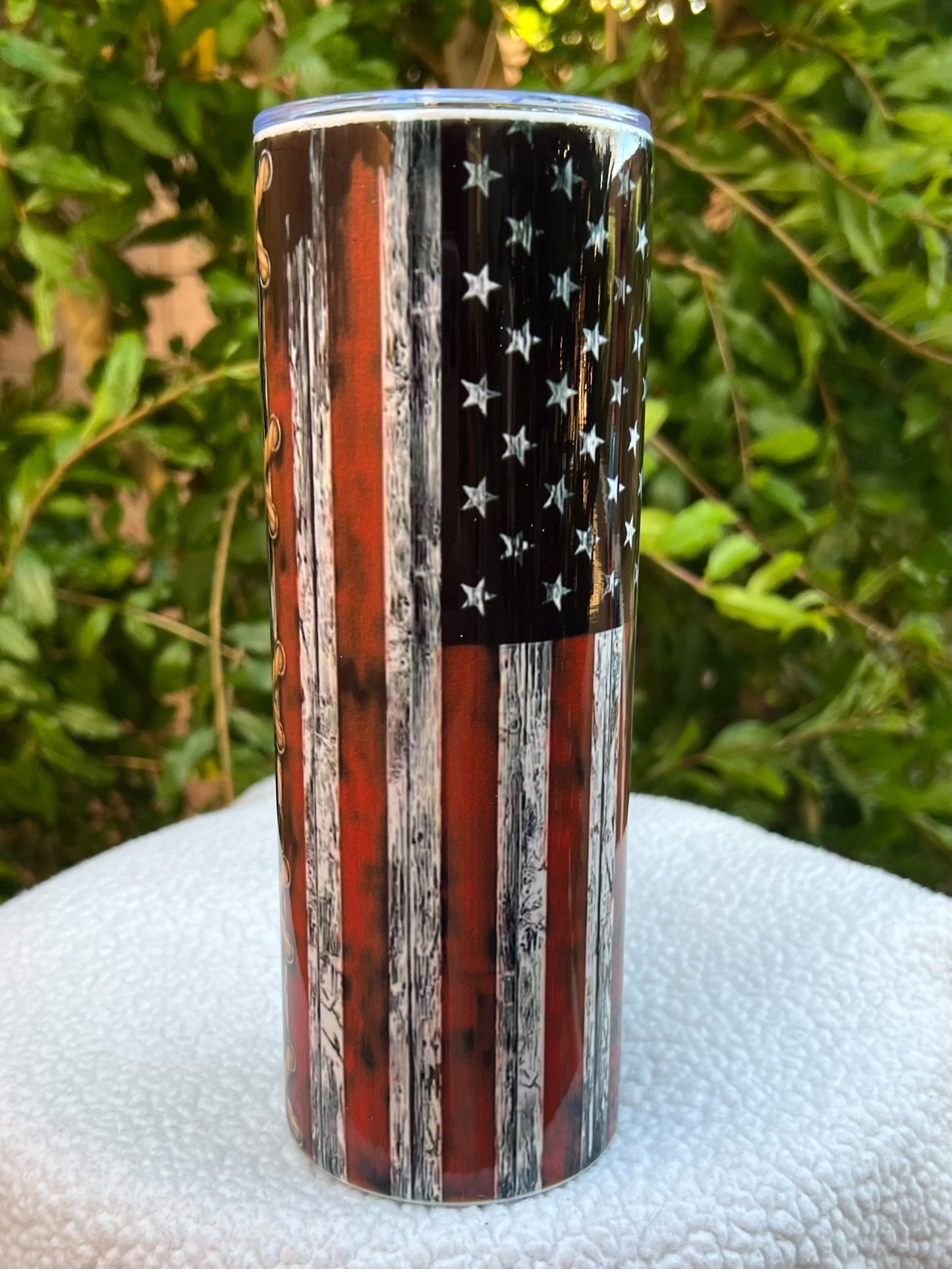 Fishing Rod Flag Tumbler