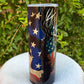 American Flag Deer Tumbler