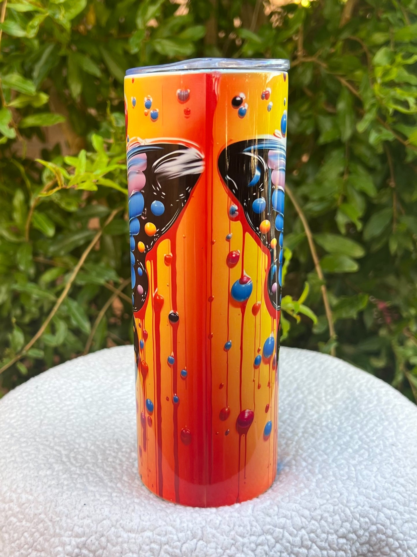 3D Butterfly Paint Tumbler