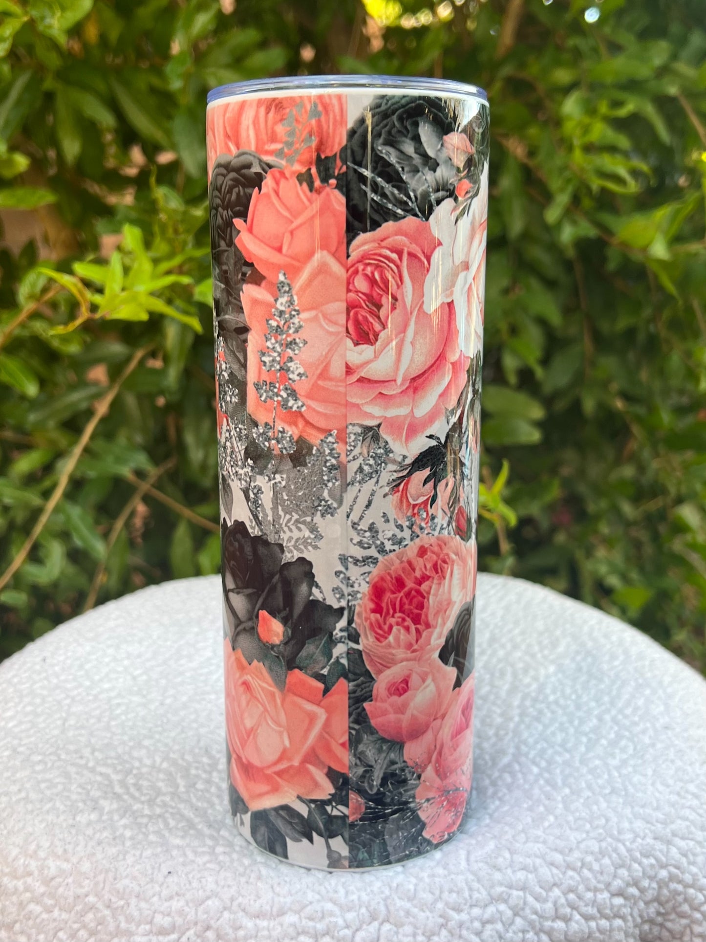 Mama Rose Grey and Pink Tumbler