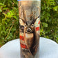 Fishing Rod Deer Flag Tumbler