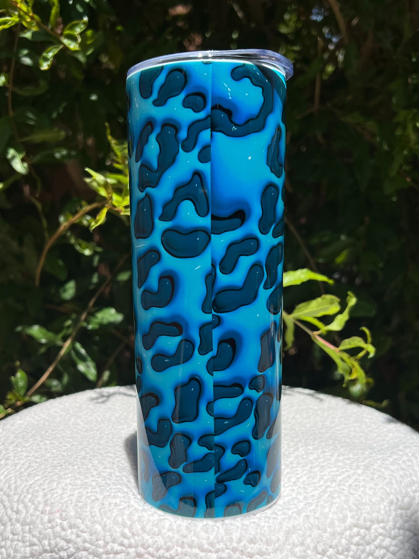 Leopard Blue MaMa Tumbler