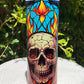 Stained Glass Skull Tumbler