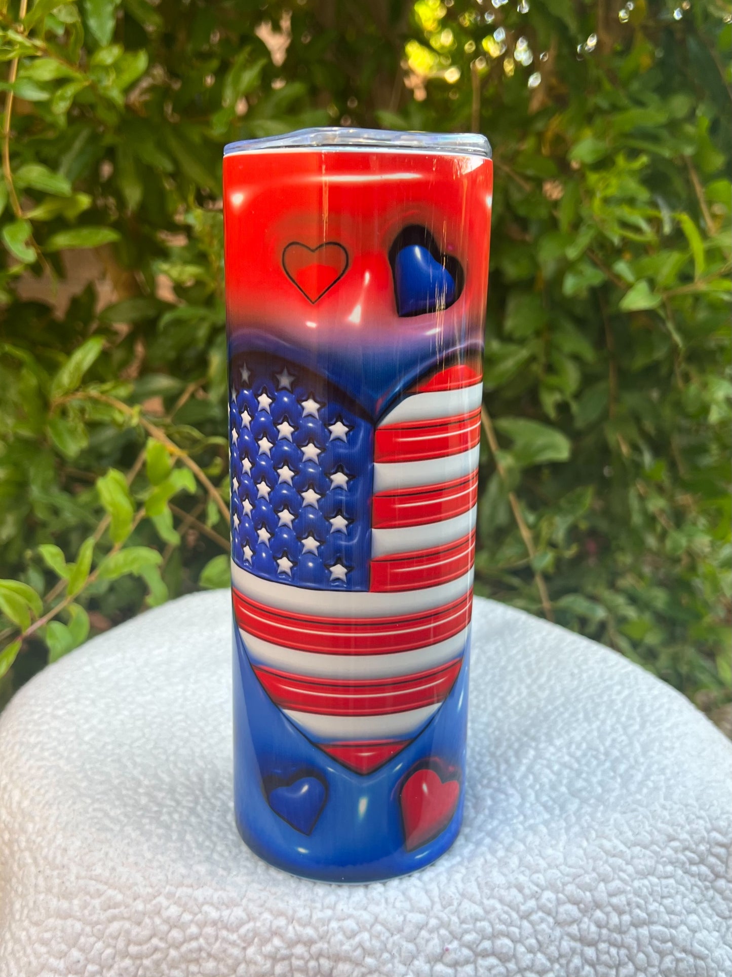 American Heart Bubble Tumbler