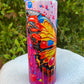 3D Purple Butterfly Paint Tumbler