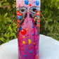 3D Purple Butterfly Paint Tumbler