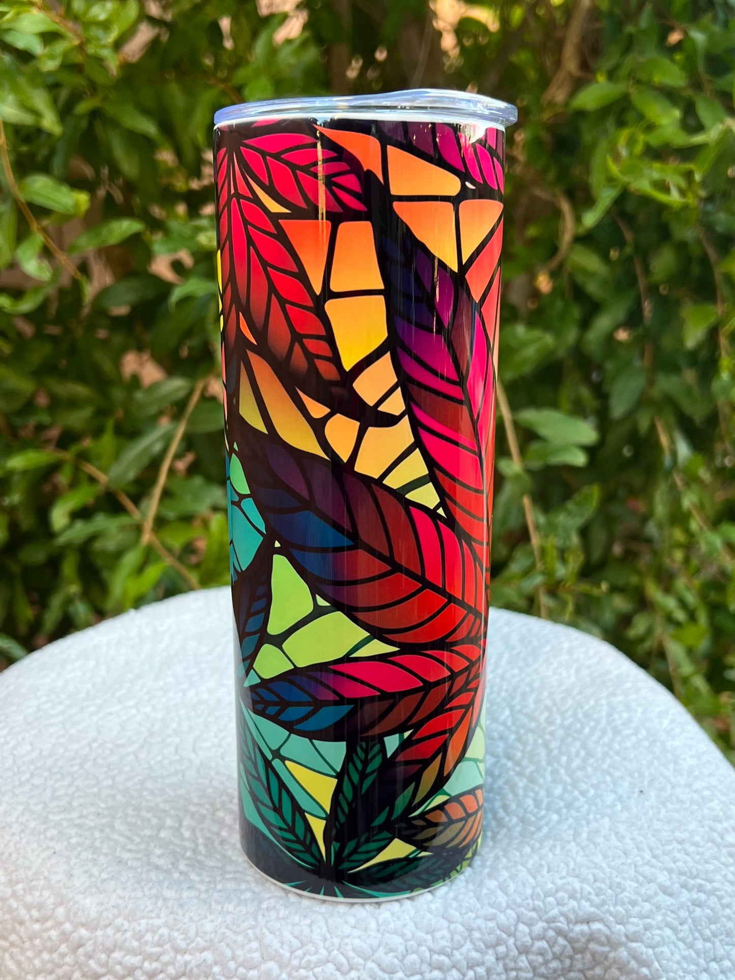 Stained Glass Cannabis Tumbler