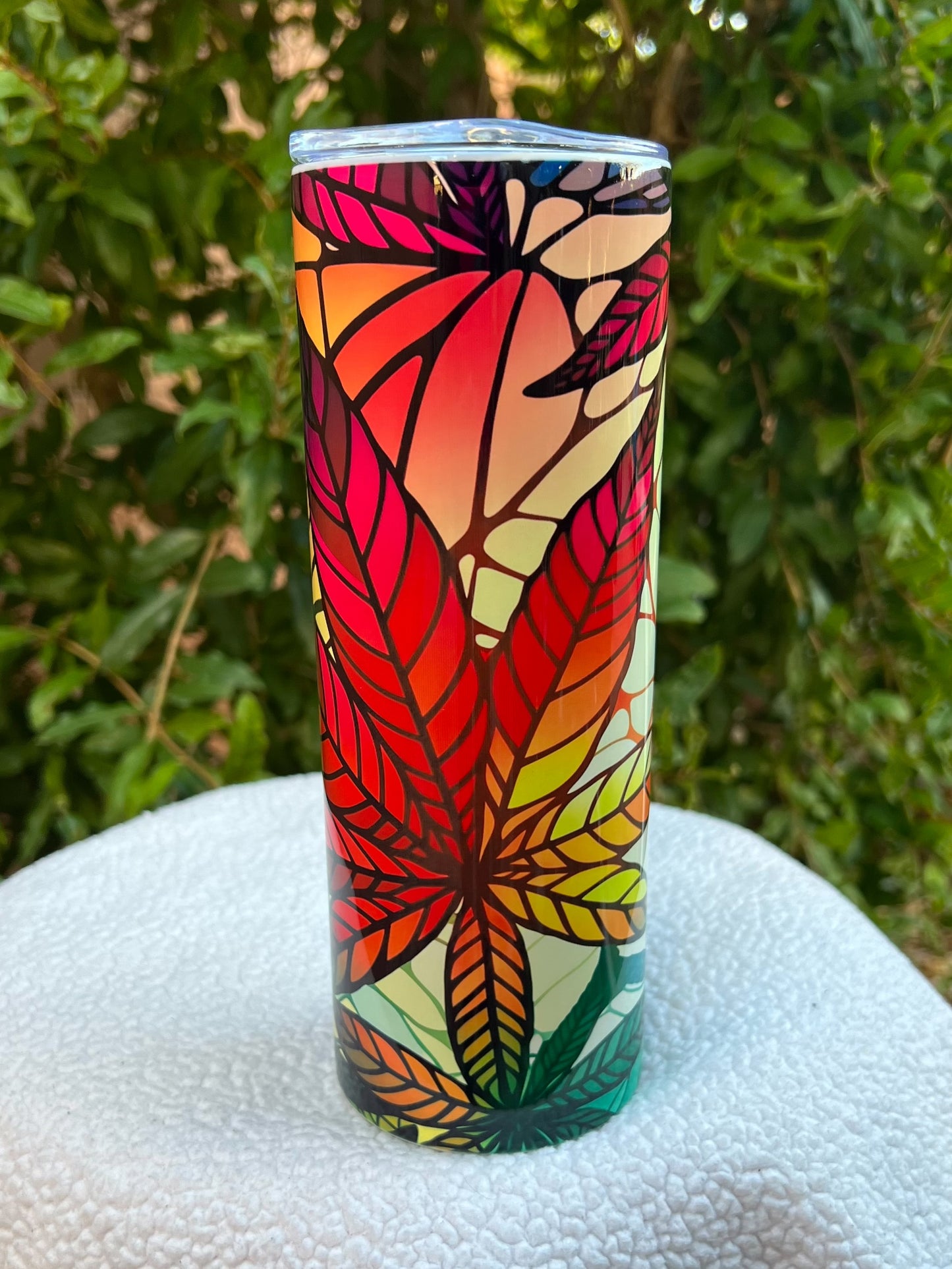 Stained Glass Cannabis Tumbler