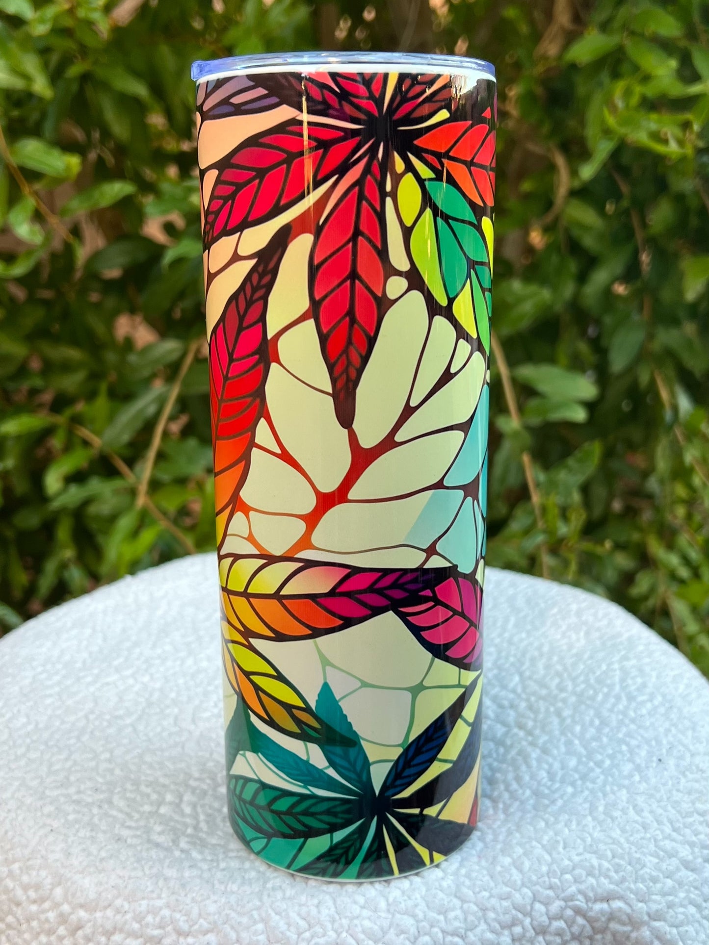 Stained Glass Cannabis Tumbler