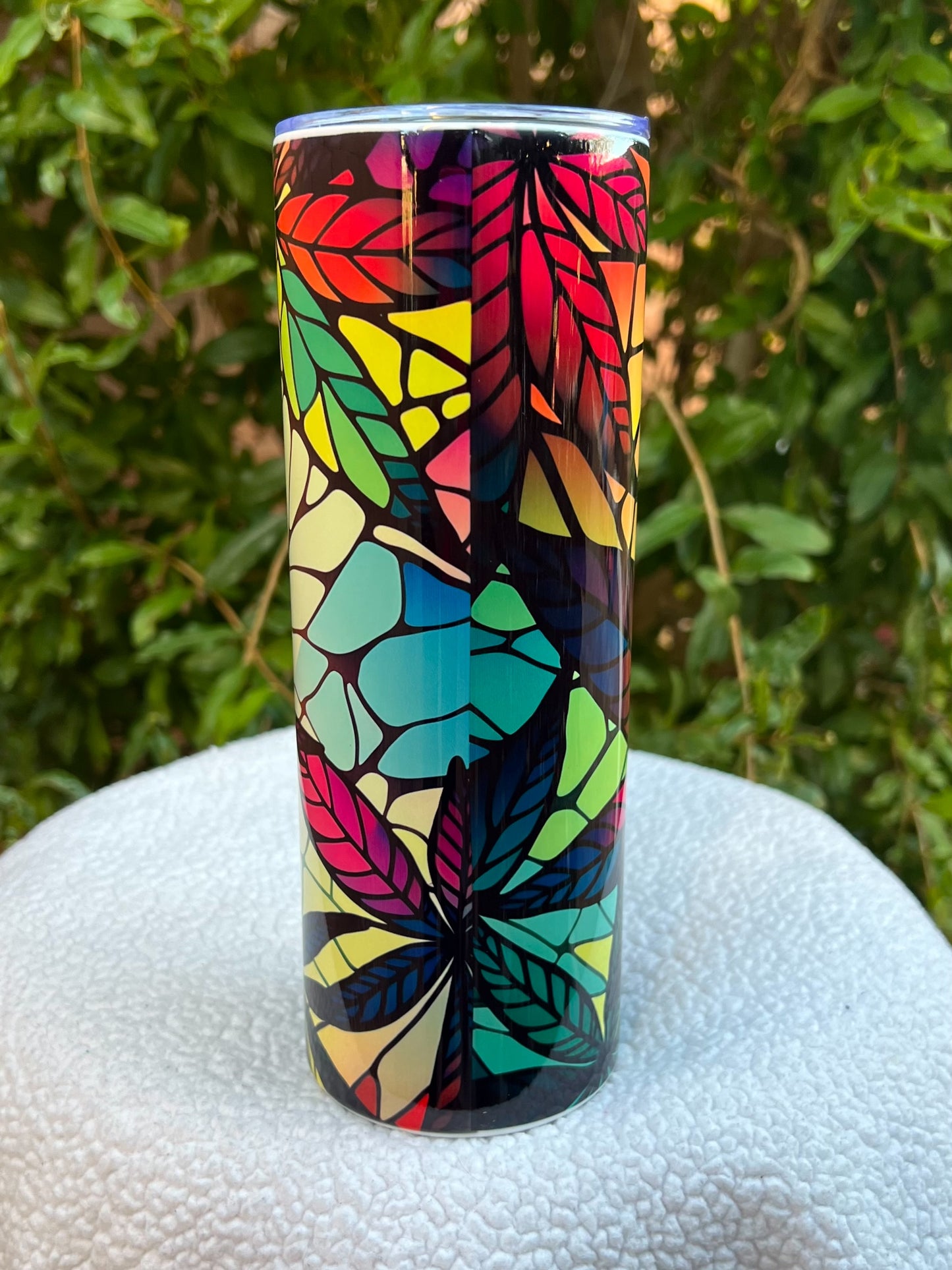 Stained Glass Cannabis Tumbler