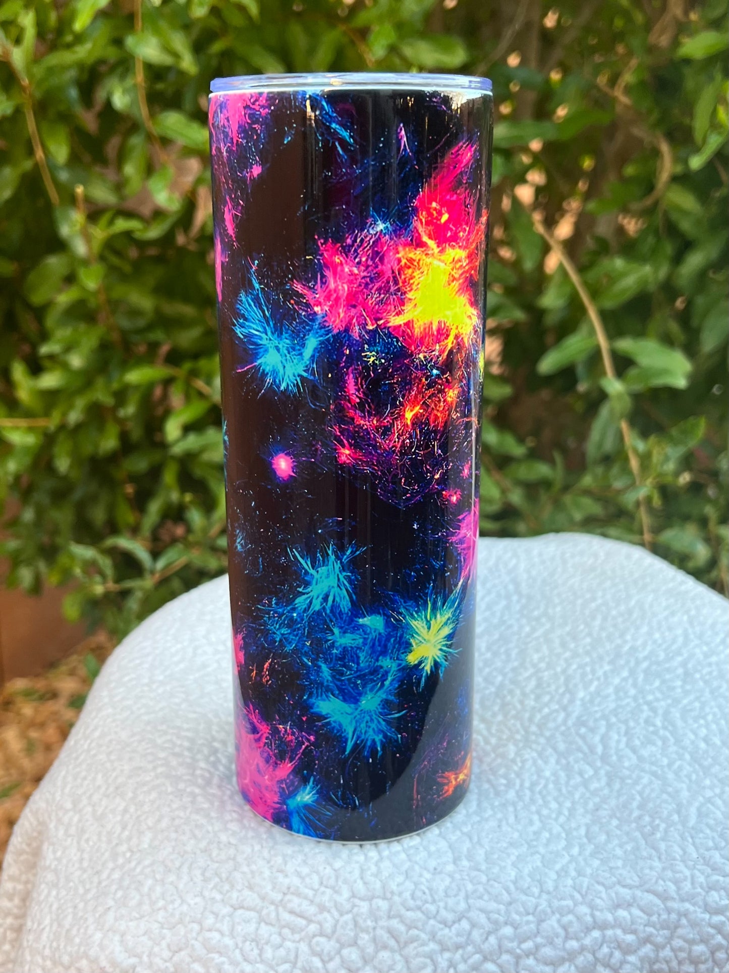 Neon Burst Tumbler