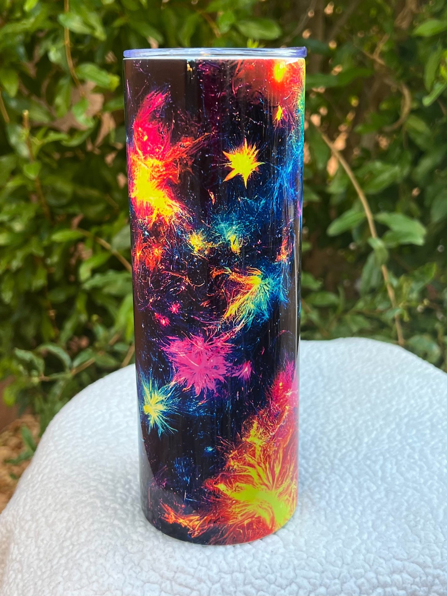 Neon Burst Tumbler