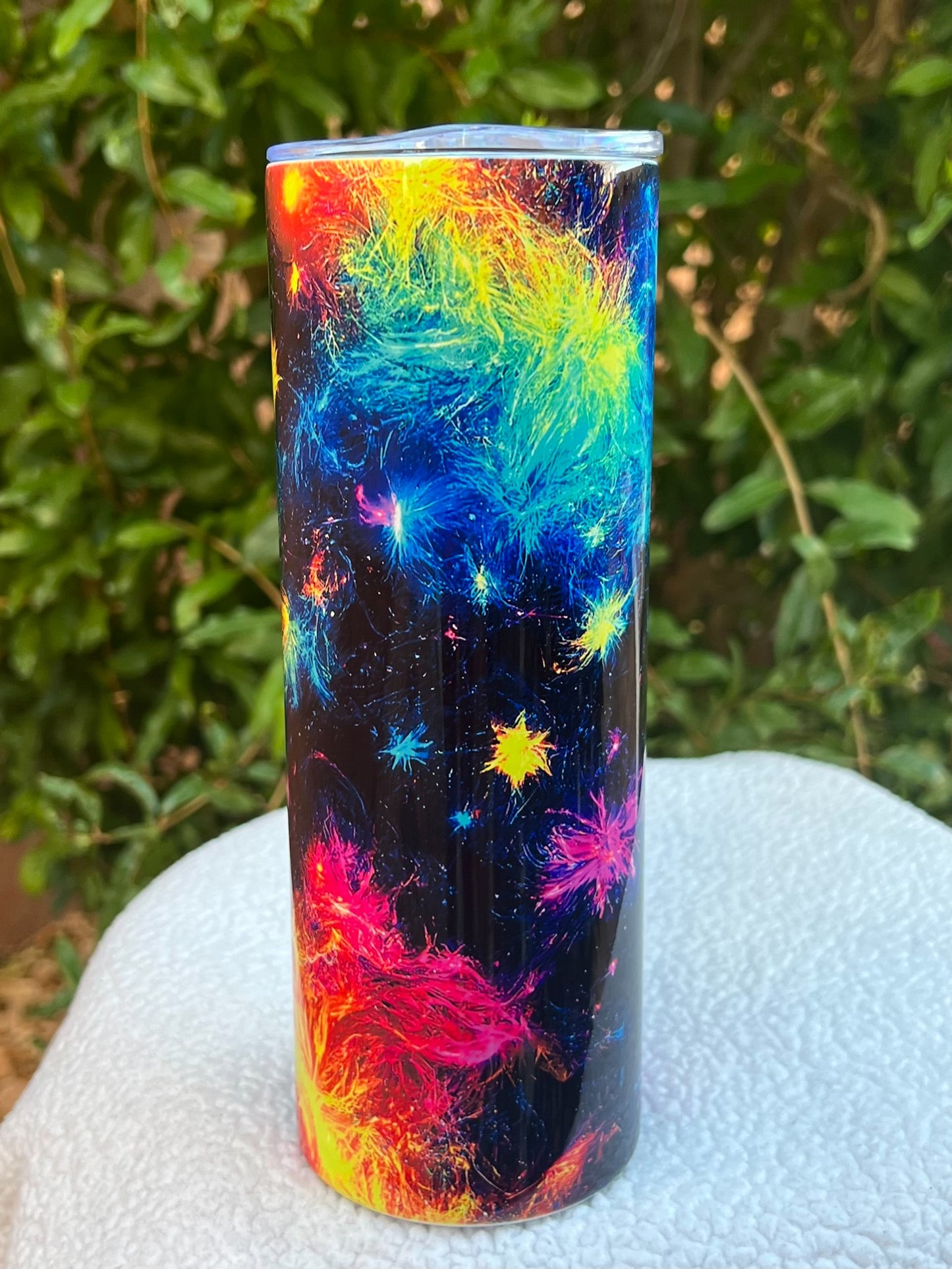 Neon Burst Tumbler