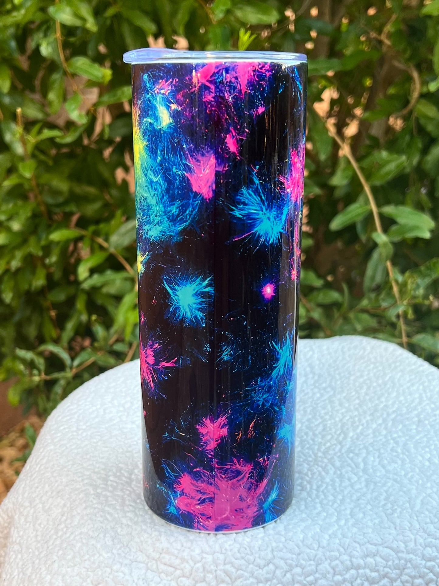 Neon Burst Tumbler