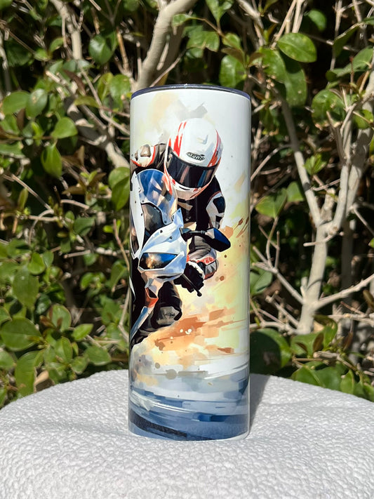 Sports Bike Paint Tumbler