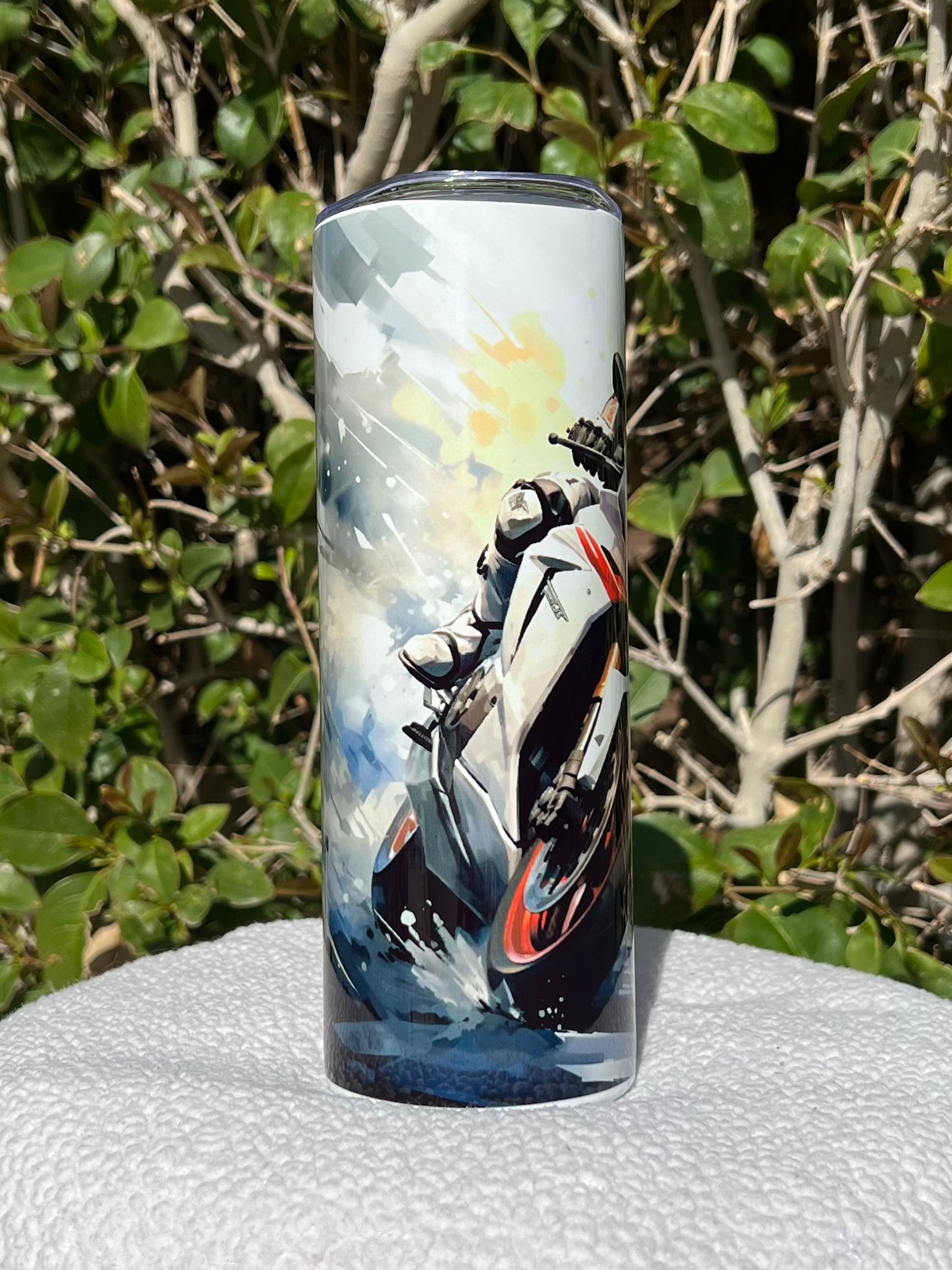 Sports Bike Paint Tumbler